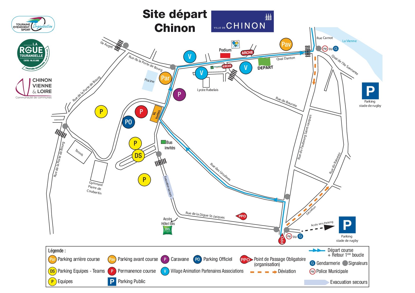 Site de départ